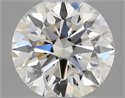 Natural Diamond 0.43 Carats, Round with Very Good Cut, I Color, VVS2 Clarity and Certified by GIA