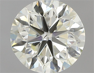 Picture of Natural Diamond 0.70 Carats, Round with Very Good Cut, K Color, SI1 Clarity and Certified by IGI