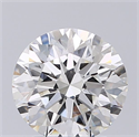 Natural Diamond 2.01 Carats, Round with Excellent Cut, H Color, VS1 Clarity and Certified by GIA