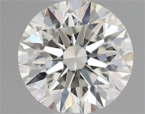 Picture of Natural Diamond 0.43 Carats, Round with Excellent Cut, J Color, VS1 Clarity and Certified by GIA