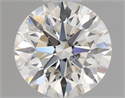 Natural Diamond 0.50 Carats, Round with Excellent Cut, J Color, SI1 Clarity and Certified by GIA