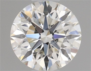 Picture of Natural Diamond 0.50 Carats, Round with Excellent Cut, J Color, SI1 Clarity and Certified by GIA