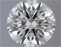 Natural Diamond 0.52 Carats, Round with Excellent Cut, H Color, SI1 Clarity and Certified by IGI