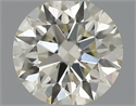 Natural Diamond 0.41 Carats, Round with Excellent Cut, J Color, VS2 Clarity and Certified by IGI