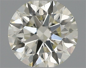 Picture of Natural Diamond 0.41 Carats, Round with Excellent Cut, J Color, VS2 Clarity and Certified by IGI