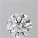 Natural Diamond 4.01 Carats, Round with Excellent Cut, F Color, VS2 Clarity and Certified by GIA