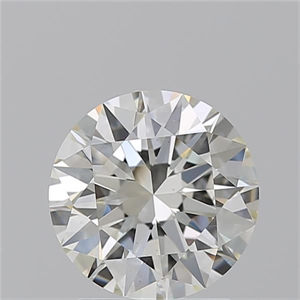 Picture of Natural Diamond 2.01 Carats, Round with Excellent Cut, J Color, VS2 Clarity and Certified by GIA