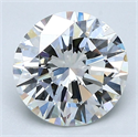 Natural Diamond 2.01 Carats, Round with Very Good Cut, G Color, VS2 Clarity and Certified by GIA