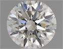 Natural Diamond 0.40 Carats, Round with Very Good Cut, I Color, VVS2 Clarity and Certified by GIA