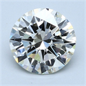 Natural Diamond 3.02 Carats, Round with Very Good Cut, J Color, VVS1 Clarity and Certified by GIA