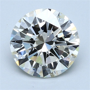 Picture of Natural Diamond 3.02 Carats, Round with Very Good Cut, J Color, VVS1 Clarity and Certified by GIA