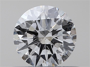 Picture of Natural Diamond 0.40 Carats, Round with Excellent Cut, D Color, SI1 Clarity and Certified by GIA