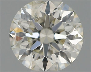 Picture of Natural Diamond 0.41 Carats, Round with Excellent Cut, I Color, SI2 Clarity and Certified by IGI