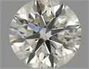 Natural Diamond 0.42 Carats, Round with Excellent Cut, I Color, VS1 Clarity and Certified by IGI