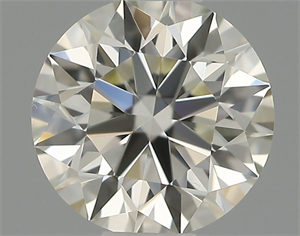 Picture of Natural Diamond 0.42 Carats, Round with Excellent Cut, I Color, VS1 Clarity and Certified by IGI