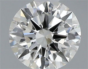 Picture of Natural Diamond 0.40 Carats, Round with Excellent Cut, I Color, VVS1 Clarity and Certified by GIA