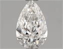 Natural Diamond 1.01 Carats, Pear with  Cut, H Color, IF Clarity and Certified by GIA