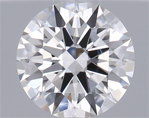 Picture of Natural Diamond 0.42 Carats, Round with Excellent Cut, H Color, VS2 Clarity and Certified by GIA