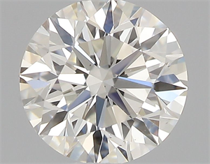 Picture of Natural Diamond 0.40 Carats, Round with Excellent Cut, I Color, VS1 Clarity and Certified by GIA