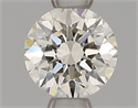 Natural Diamond 0.40 Carats, Round with Excellent Cut, J Color, SI1 Clarity and Certified by GIA