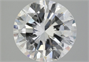 Natural Diamond 4.01 Carats, Round with Excellent Cut, E Color, SI2 Clarity and Certified by GIA