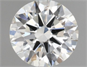 Natural Diamond 0.40 Carats, Round with Excellent Cut, J Color, VS2 Clarity and Certified by GIA