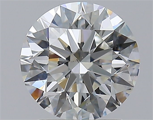 Picture of Natural Diamond 2.01 Carats, Round with Excellent Cut, G Color, VS2 Clarity and Certified by GIA