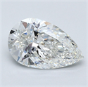 Natural Diamond 2.03 Carats, Pear with  Cut, G Color, VS1 Clarity and Certified by GIA