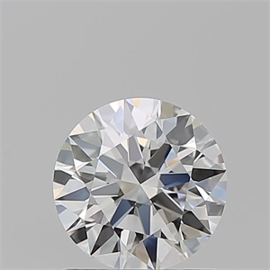 Picture of Natural Diamond 1.07 Carats, Round with Excellent Cut, D Color, FL Clarity and Certified by GIA