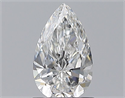 Natural Diamond 0.77 Carats, Pear with  Cut, E Color, VS2 Clarity and Certified by GIA