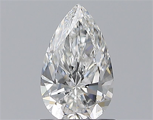 Picture of Natural Diamond 0.77 Carats, Pear with  Cut, E Color, VS2 Clarity and Certified by GIA