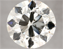 Natural Diamond 5.00 Carats, Round with Excellent Cut, K Color, SI1 Clarity and Certified by IGI