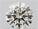 Natural Diamond 0.41 Carats, Round with Excellent Cut, J Color, VS1 Clarity and Certified by GIA