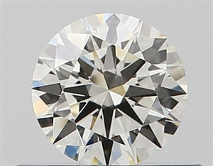 Picture of Natural Diamond 0.41 Carats, Round with Excellent Cut, J Color, VS1 Clarity and Certified by GIA