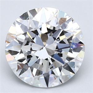 Picture of Natural Diamond 3.01 Carats, Round with Excellent Cut, D Color, SI1 Clarity and Certified by GIA