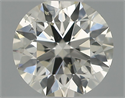 Natural Diamond 0.41 Carats, Round with Excellent Cut, H Color, SI2 Clarity and Certified by IGI