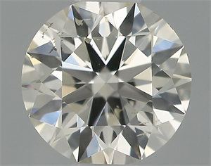 Picture of Natural Diamond 0.41 Carats, Round with Excellent Cut, H Color, SI2 Clarity and Certified by IGI