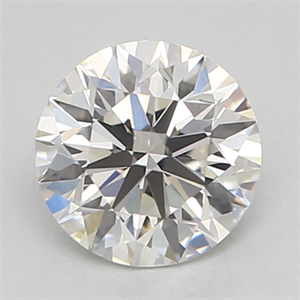 Picture of Natural Diamond 0.47 Carats, Round with Excellent Cut, H Color, VVS1 Clarity and Certified by GIA