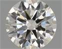 Natural Diamond 0.50 Carats, Round with Excellent Cut, I Color, VS2 Clarity and Certified by IGI