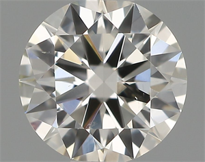 Picture of Natural Diamond 0.50 Carats, Round with Excellent Cut, I Color, VS2 Clarity and Certified by IGI