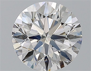 Picture of Natural Diamond 2.01 Carats, Round with Excellent Cut, F Color, SI1 Clarity and Certified by GIA