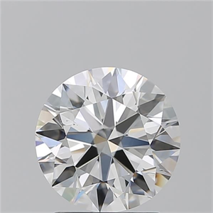 Picture of Natural Diamond 1.93 Carats, Round with Excellent Cut, F Color, VS2 Clarity and Certified by GIA