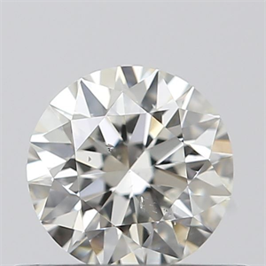 Picture of Natural Diamond 0.42 Carats, Round with Excellent Cut, J Color, SI1 Clarity and Certified by GIA