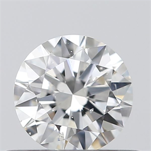 Picture of Natural Diamond 0.41 Carats, Round with Excellent Cut, F Color, SI2 Clarity and Certified by GIA