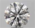 Natural Diamond 5.10 Carats, Round with Excellent Cut, J Color, VVS1 Clarity and Certified by GIA