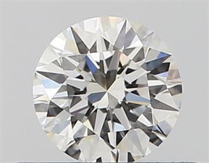 Picture of Natural Diamond 0.41 Carats, Round with Excellent Cut, I Color, VS1 Clarity and Certified by GIA