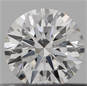 Natural Diamond 0.40 Carats, Round with Excellent Cut, F Color, VVS2 Clarity and Certified by GIA