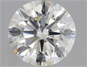 Natural Diamond 2.04 Carats, Round with Excellent Cut, I Color, IF Clarity and Certified by IGI