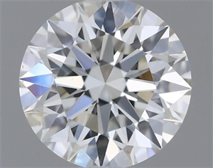 Picture of Natural Diamond 0.40 Carats, Round with Excellent Cut, I Color, VS1 Clarity and Certified by GIA