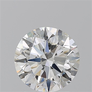 Picture of Natural Diamond 2.25 Carats, Round with Excellent Cut, I Color, VS1 Clarity and Certified by GIA